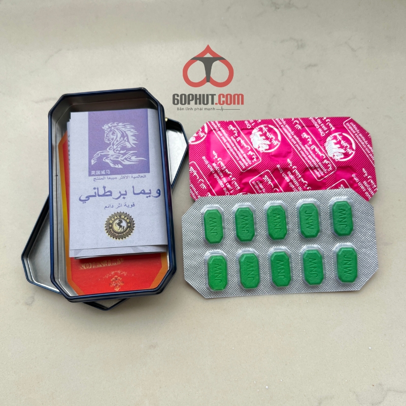 Ngựa Thái Chính Hãng – Viên uống hỗ trợ sinh lực nam, hiệu quả tức thì